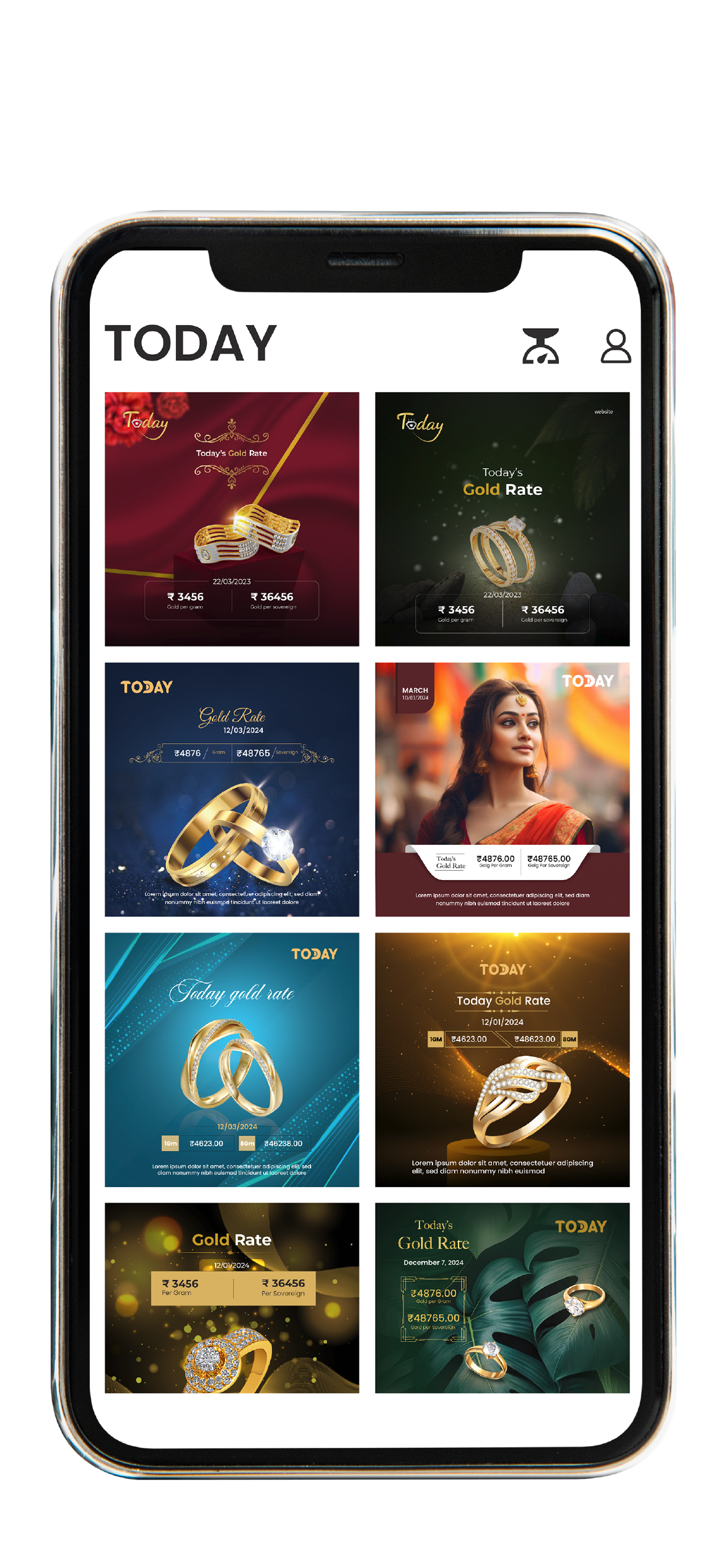 Jewellery templates